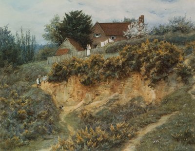 Bij Sandhills, Witley door Helen Allingham