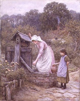 Water halen door Helen Allingham