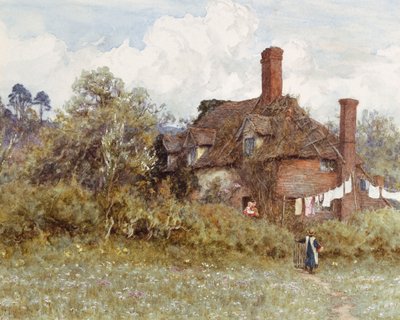 In de Lente door Helen Allingham