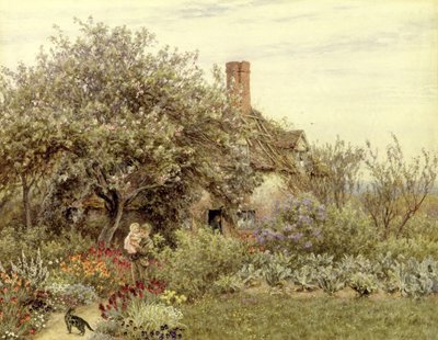 Bij Hambledon door Helen Allingham