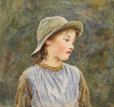 Portretstudie van Hetty door Helen Allingham