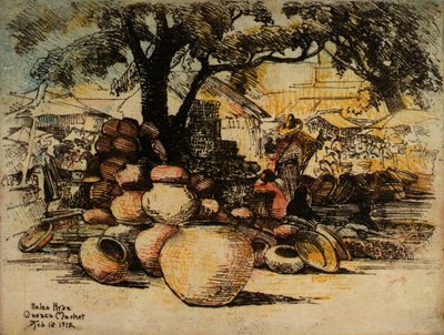 Markt van Oaxaca door Helen Hyde