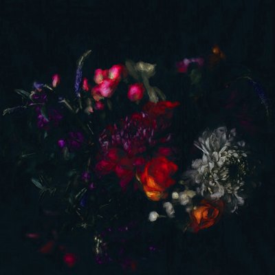 Donkere bloemen door Helen White