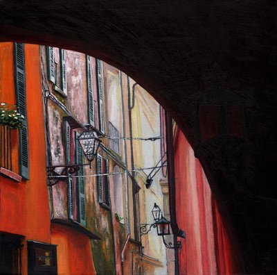 Menaggio lantaarns door Helen White