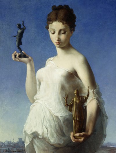 Een Allegorie van Wijsheid door Helene Vital Luminais