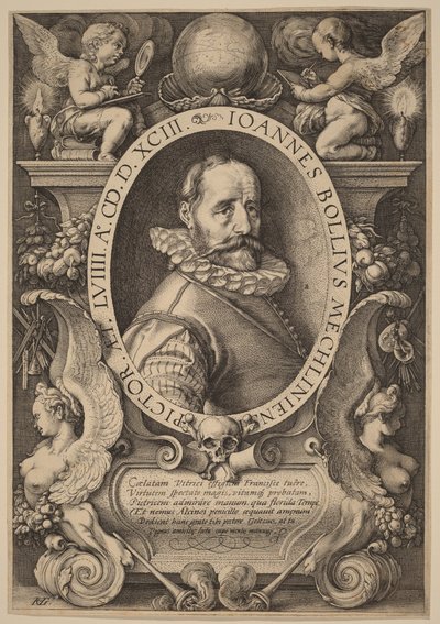 Hans Bol door Hendrick Goltzius