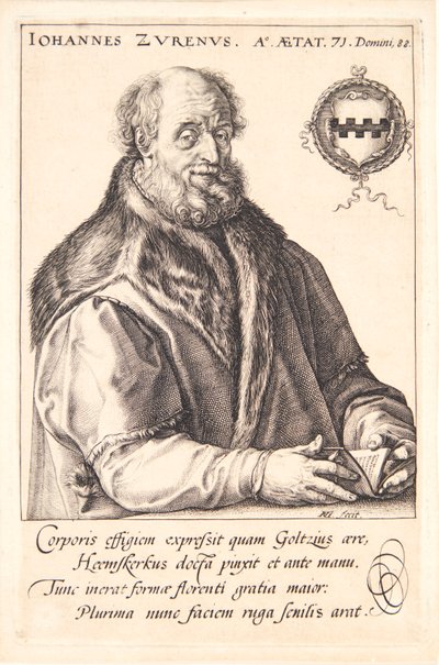 Jan van Zuren door Hendrick Goltzius