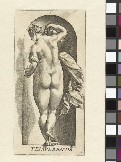 Matigheid door Hendrick Goltzius