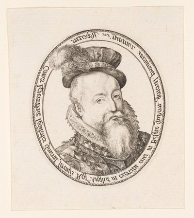 Robert Dudley, graaf van Leicester door Hendrick Goltzius