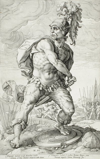 Titus Manlius Torquatus door Hendrick Goltzius