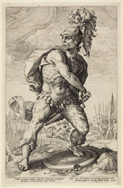 Titus Manlius Torquatus door Hendrick Goltzius