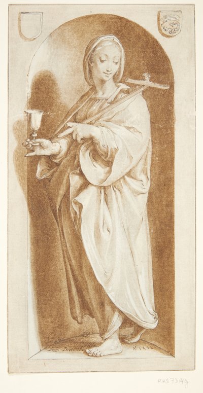 Geloof door Hendrick Goltzius