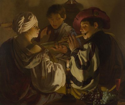 Het Concert, ca. 1626 door Hendrick Jansz Terbrugghen
