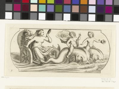 Amphitrite op een strijdwagen door Hendrick de Keyser (I)