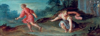 Atalanta en de gouden appels, ca. 1619 door Hendrick van Balen