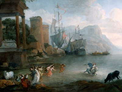 De ontvoering van Europa door Hendrick van Minderhout