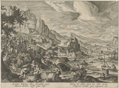 Herfst door Hendrick van Schoel