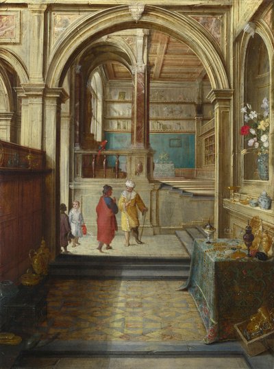 Croesus en Solon, ca. 1610 door Hendrick van Steenwyck the Younger