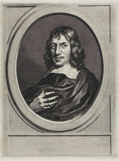 Portret van Taddeus de Lantman, predikant door Hendrik Bary