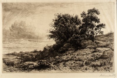 Een glimp van de oceaan door Hendrik Dirk Kruseman van Elten
