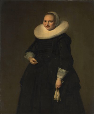 Portret van een vrouw door Hendrik Gerritsz Pot (attributed to)