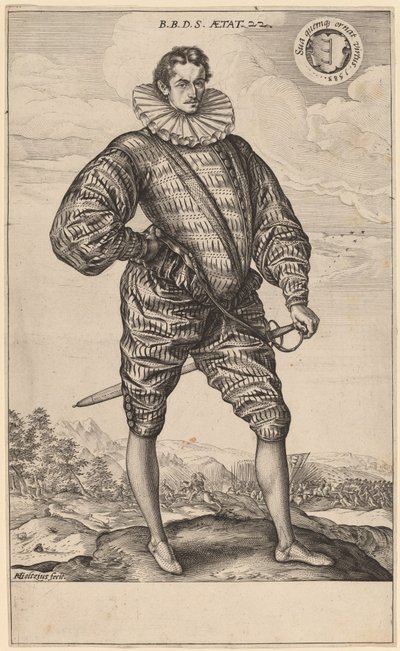 Balthasar Bathory de Somlyo door Hendrik Goltzius