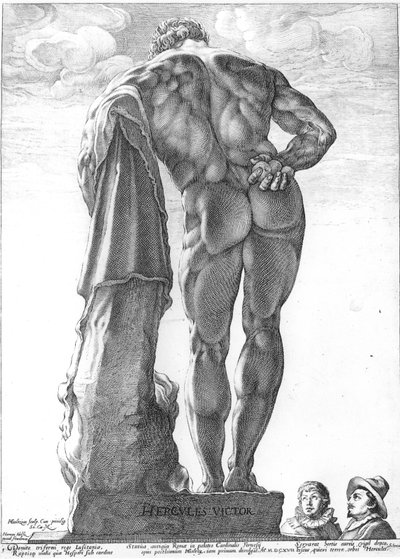 Farnese Hercules door Hendrik Goltzius