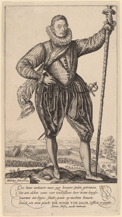 Gerrit de Jong door Hendrik Goltzius