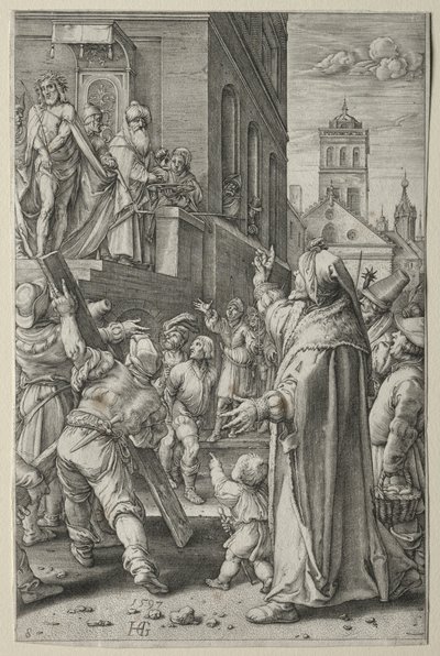 De Passie door Hendrik Goltzius