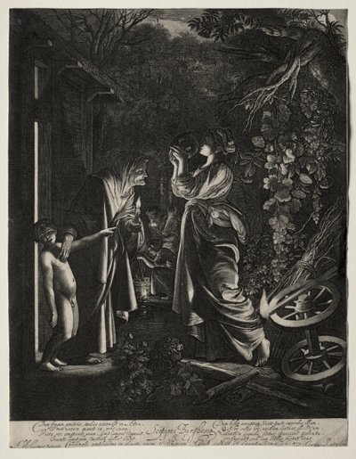 De bespotting van Ceres door Hendrik Goudt