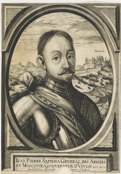 Jan Piotr Sapieha 1569-1611, ca. 1630 door Hendrik Hondius the Elder