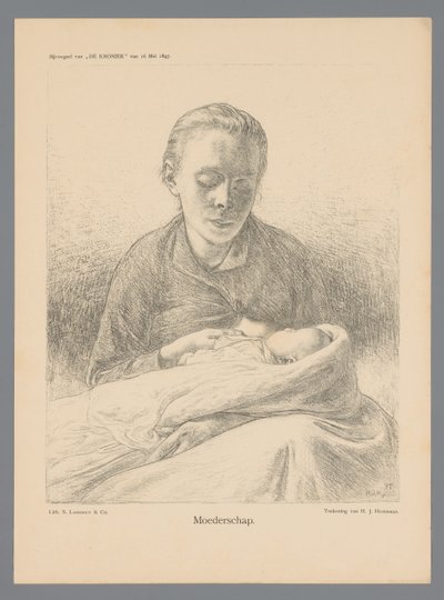 Moederschap door Hendrik Johannes Haverman
