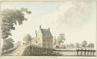 Herberg de Voetangel aan de Utrechtse trekvaart door Hendrik Tavenier