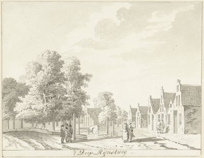 Het dorp Rijnsburg door Hendrik Tavenier