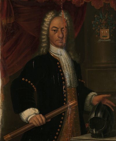Portret van Diederik van Durven, gouverneur-generaal van Nederlands-Indië door Hendrik van den Bosch