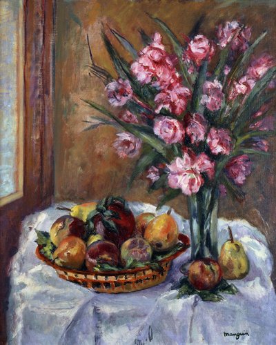 Oleander en Fruit door Henri Charles Manguin