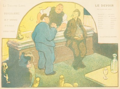 Die Pflicht door Henri-Gabriel Ibels