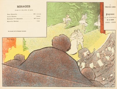 Fata Morgana door Henri-Gabriel Ibels