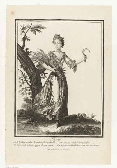 Zomer door Henri Bonnart (possibly)
