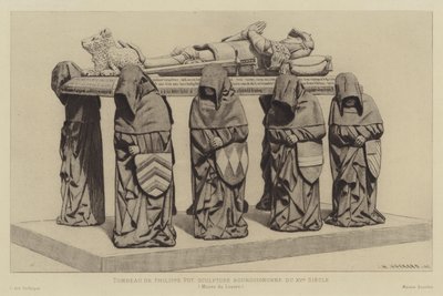 Graf van Philippe Pot, Groot Seneschalk van Bourgondië, 15e eeuw door Henri Charles Guérard