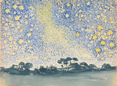 Landschap met Sterren door Henri Edmond Cross