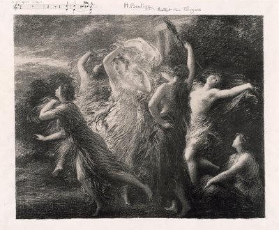Dans van de Trojanen door Henri Fantin-Latour