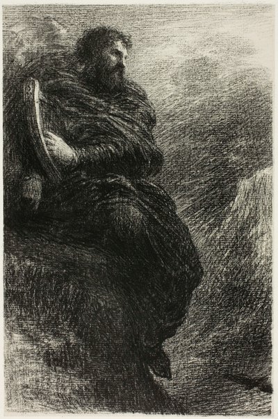 Harold in Italië: In de bergen door Henri Fantin-Latour