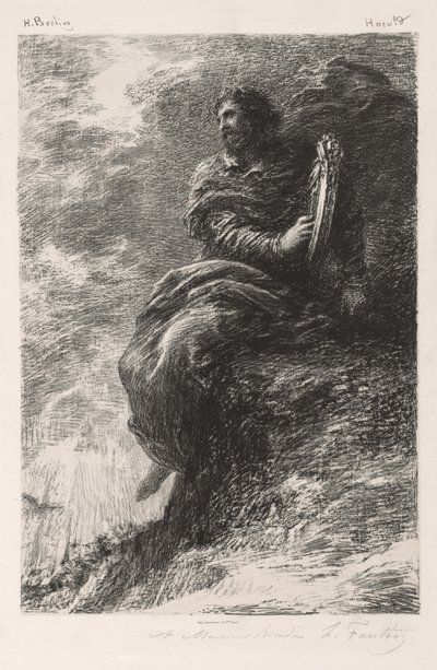 Harolde in de bergen door Henri Fantin-Latour