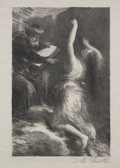 Parsifal, Act II: Oproeping van Kundry door Henri Fantin-Latour