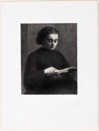 Lezen door Henri Fantin-Latour