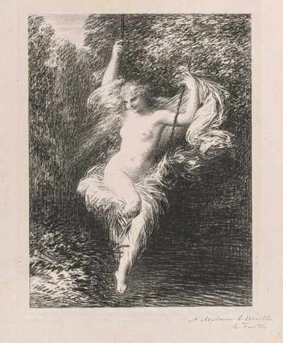 Sarah de Baadster door Henri Fantin-Latour