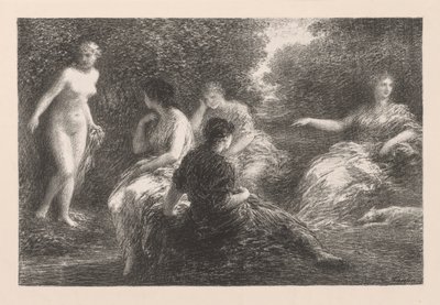 De baders door Henri Fantin-Latour