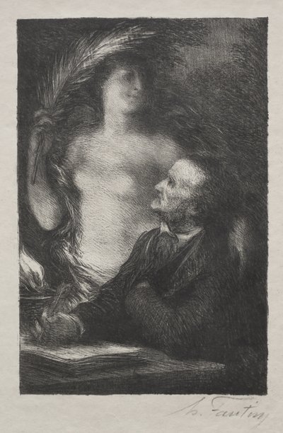 De Muze door Henri Fantin-Latour
