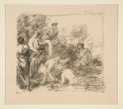 Baadsters door Ignace Henri Jean Fantin Latour